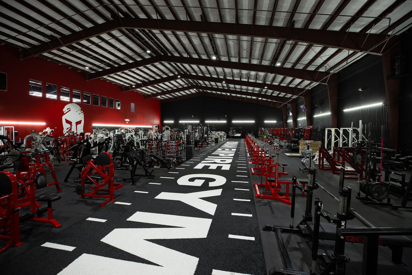 The turf and main floor